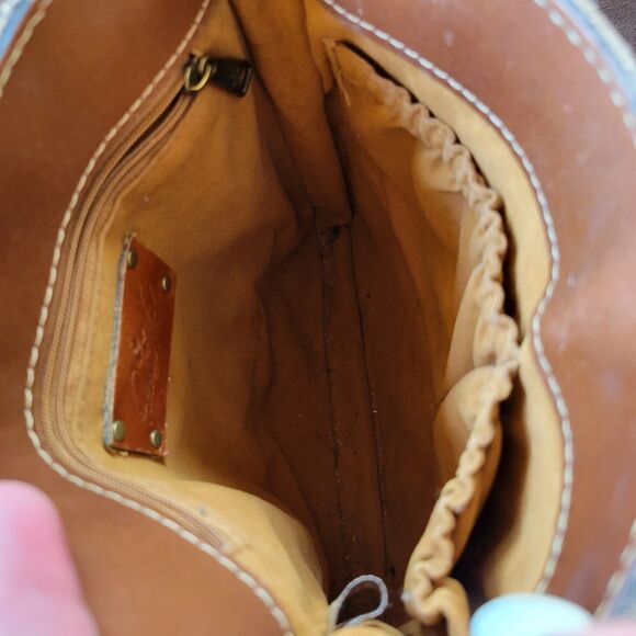 Patricia Nash map crossbody leather purse - Picture 5 of 8